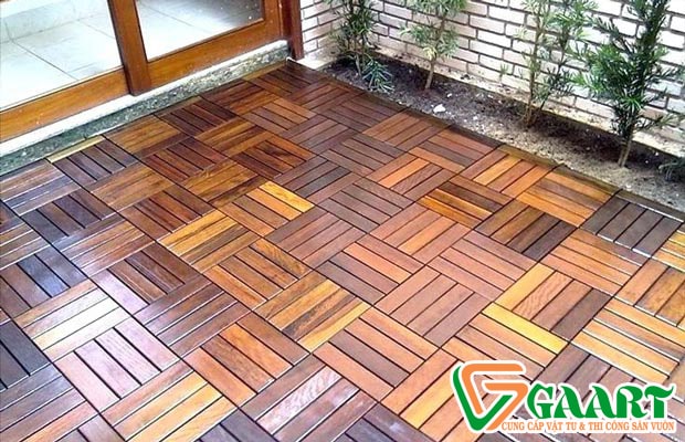 vỉ gỗ nhựa lát sàn ngoài trời