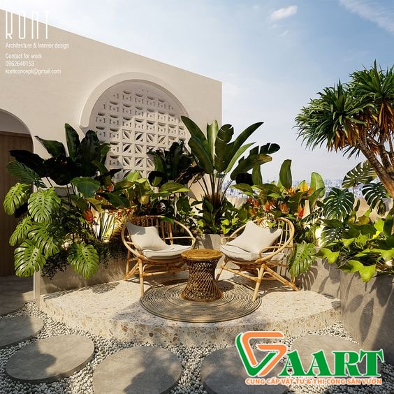 Tiểu Cảnh Sân Vườn Ban Công Time City