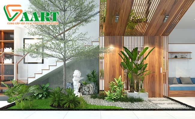 Thi Công Tiểu Cảnh Giếng Trời đẹp nhất