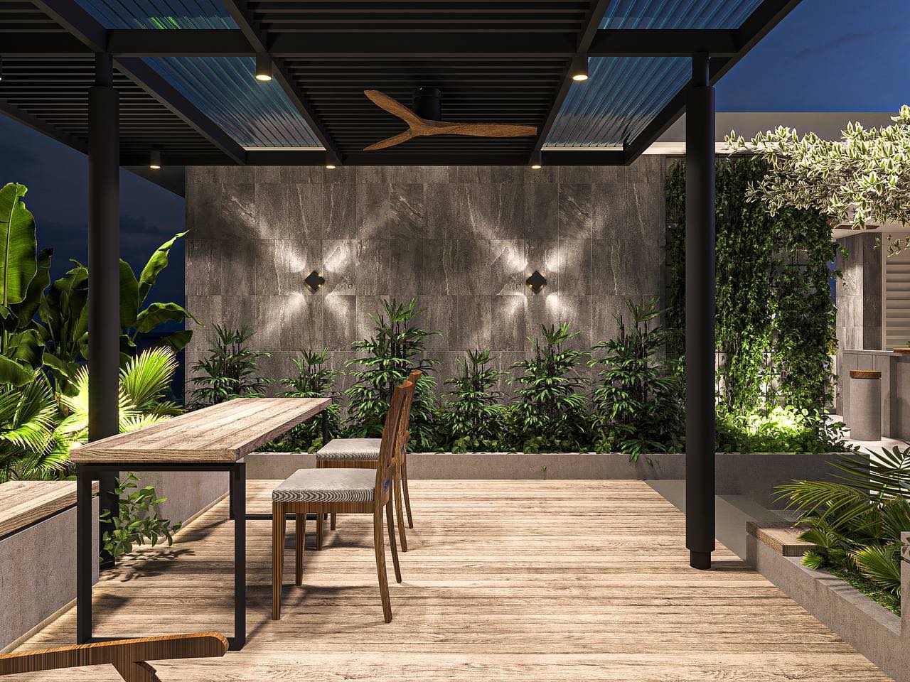 Gaart thiết kế thi công vườn sân thượng đống đa