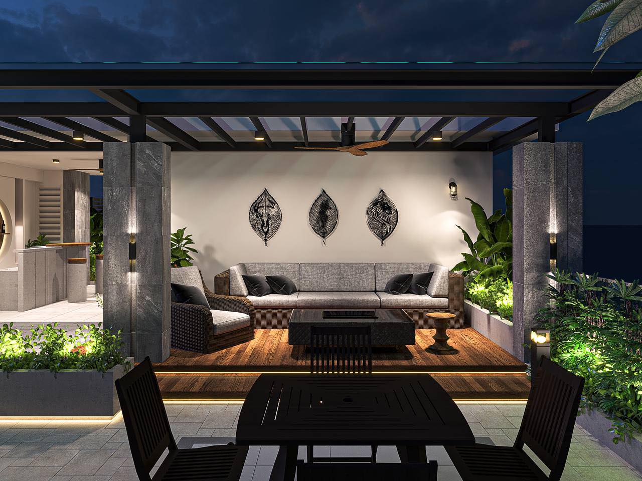 Top mẫu vườn sân thượng đẹp nhất Hà Nội