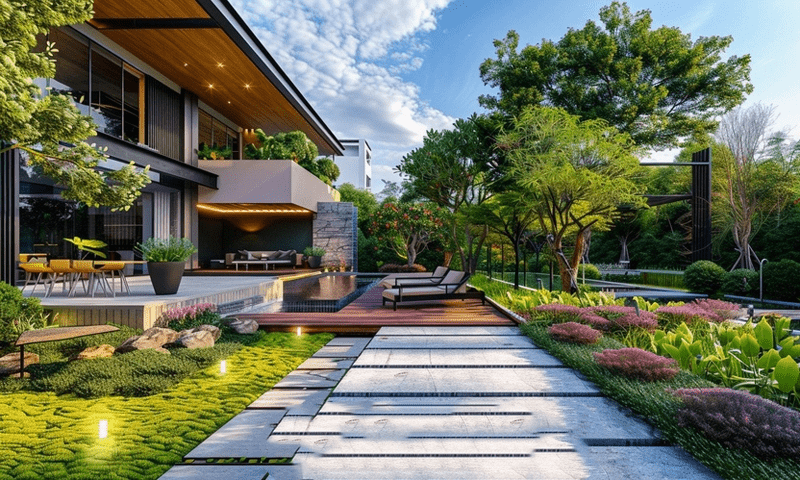 Thiết kế thi công tiểu cảnh sân vườn Hà Nội