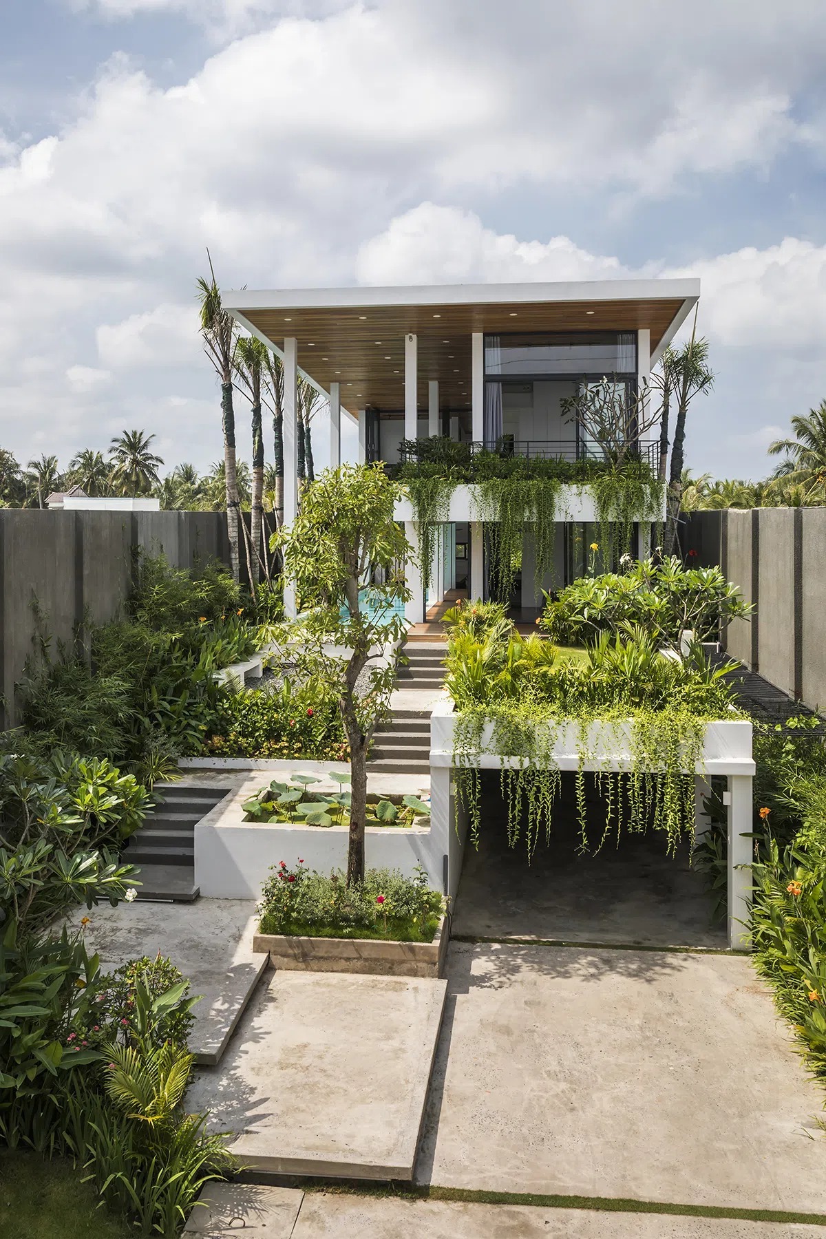 Cảnh Quan Sân Vườn Nhà Phố Long Biên