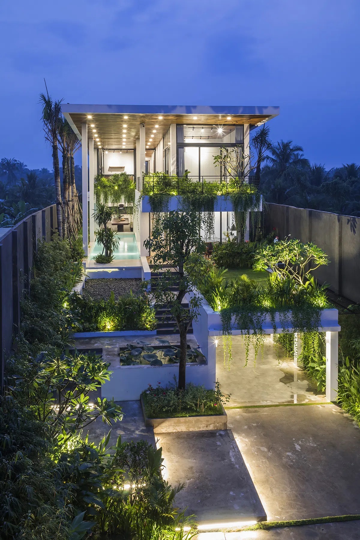 Thi công tiểu cảnh sân vườn đẹp Cầu Giấy